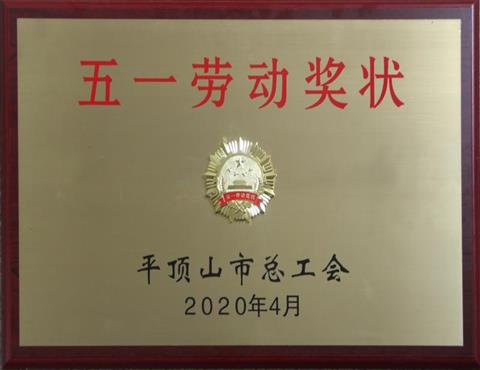 河南省华体会网页版-华体会（中国）,水泥有限公司荣获 “平顶山市五一劳动奖状”荣誉                      